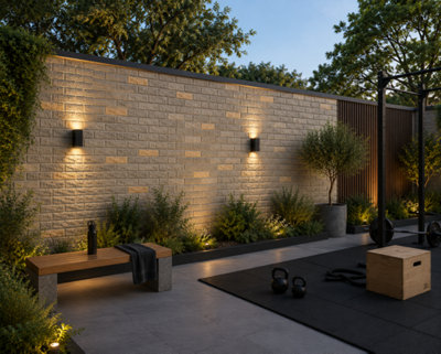Brick Wall Sand Effect 3D Decorative Wall Panel 1200 x 300mm