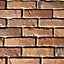 Brick with Grout: Bright Red with Grey Grout