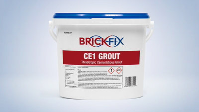 BrickFix CE1 Grout - Mortar Course Grout For Wall Crack Repair (Crack Stitching)