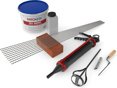 BrickFix Masonry Crack Repair Kit 6mm (Wall Stitching Kit)