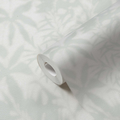 BRICOFLOR Non-woven wallpaper, art déco wallpaper in green - 10,05 x 0,53 m