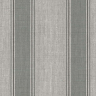 BRICOFLOR Non-woven wallpaper, country wallpaper, striped in grey - 10,05 x 0,53 m