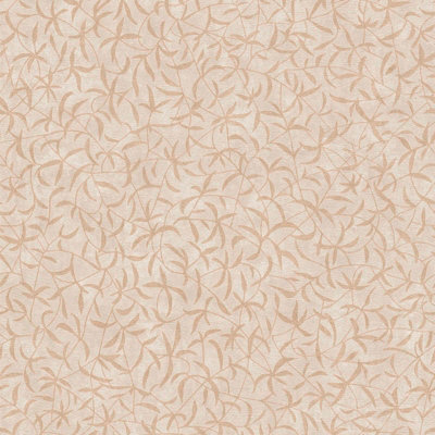 BRICOFLOR Non-woven wallpaper, floral wallpaper in beige - 10,05 x 0,53 m