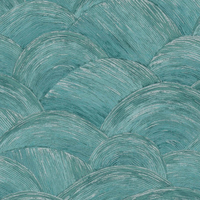 BRICOFLOR Non-woven wallpaper in blue - 10,05 x 0,53 m