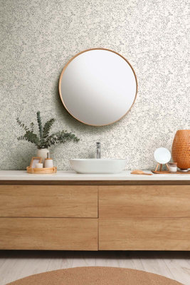 BRICOFLOR Non-woven wallpaper in grey - 10,05 x 0,53 m