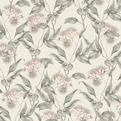 BRICOFLOR Non-woven wallpaper in white - 10,05 x 0,53 m
