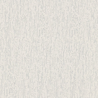BRICOFLOR Non-woven wallpaper, paintable wallpaper in white - 10,05 x 0,53 m