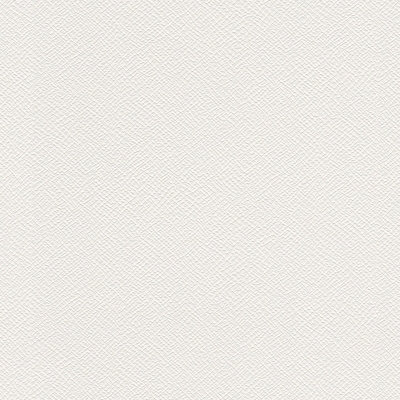 BRICOFLOR Non-woven wallpaper, paintable wallpaper in white - 10,05 x 0,53 m
