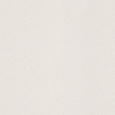 BRICOFLOR Non-woven wallpaper, paintable wallpaper in white - 10,05 x 0,53 m