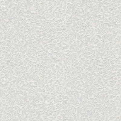 BRICOFLOR Non-woven wallpaper, paintable wallpaper in white - 10,05 x 0,53 m
