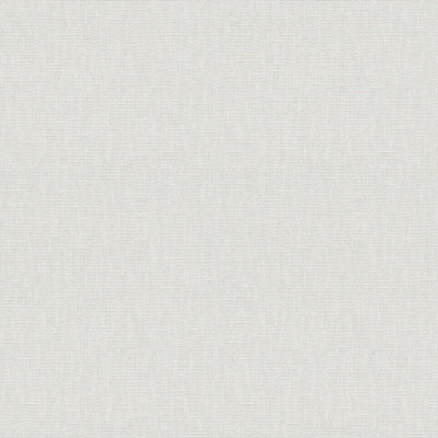 BRICOFLOR Non-woven wallpaper, paintable wallpaper in white - 25,00 x 1,06 m