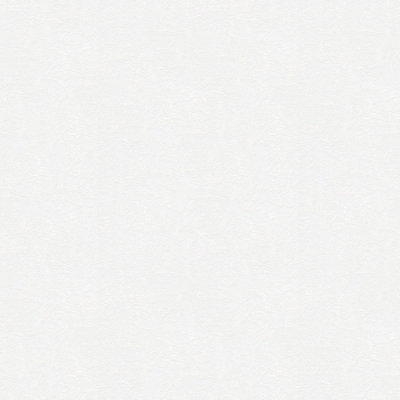 BRICOFLOR Non-woven wallpaper, paintable wallpaper in white - 25,00 x 1,06 m