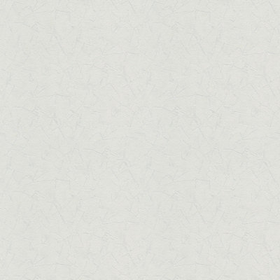 BRICOFLOR Non-woven wallpaper, paintable wallpaper in white - 25,00 x 1,06 m