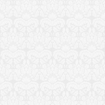 BRICOFLOR Non-woven wallpaper, paintable wallpaper in white - 25,00 x 1,06 m
