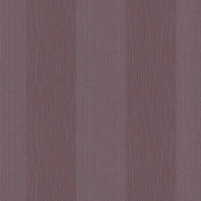 BRICOFLOR Non-woven wallpaper, pattern wallpaper, striped in violet - 10,05 x 0,53 m