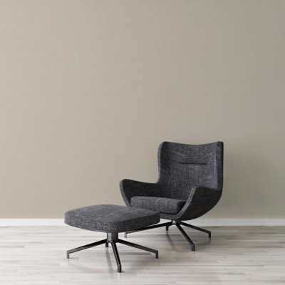 BRICOFLOR Non-woven wallpaper, plain wallpaper in beige, cream - 10,05 x 0,53 m