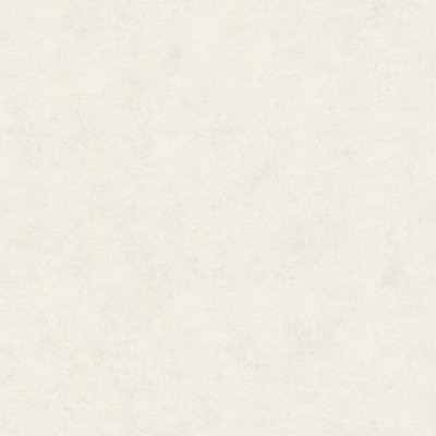 BRICOFLOR Non-woven wallpaper, plain wallpaper in beige, cream, white - 10,05 x 0,53 m