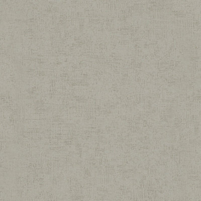 BRICOFLOR Non-woven wallpaper, plain wallpaper in grey - 10,05 x 0,53 m