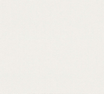 BRICOFLOR Non-woven wallpaper, plain wallpaper in white - 10,05 x 0,53 m