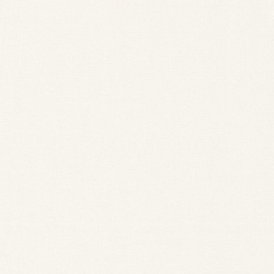 BRICOFLOR Non-woven wallpaper, plain wallpaper in white - 10,05 x 0,53 m