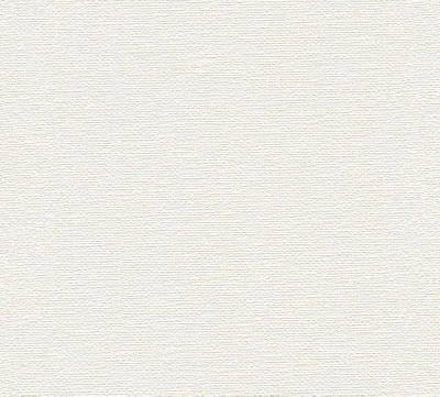 BRICOFLOR Non-woven wallpaper, plain wallpaper in white - 10,05 x 0,53 m