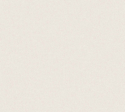 BRICOFLOR Non-woven wallpaper, plain wallpaper in white - 10,05 x 0,53 m
