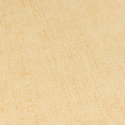 BRICOFLOR Non-woven wallpaper, plain wallpaper in yellow - 10,05 x 0,53 m
