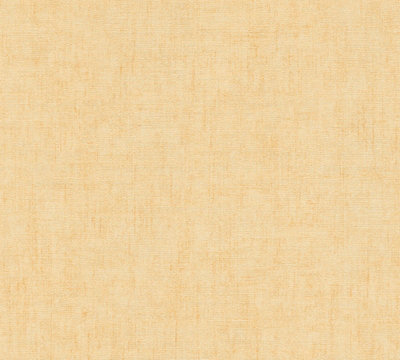 BRICOFLOR Non-woven wallpaper, plain wallpaper in yellow - 10,05 x 0,53 m