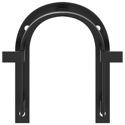 Bridle Rack Wall Mounted Black Iron