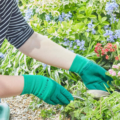 Thornproof & Cut-Resistant Suede Leather Gardening Gloves - Heavy Duty  Gauntlets ideal for Pruning, Garden Maintenance & DIY