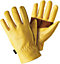 Briers Golden Leather Gardening Gloves Medium - Size 8