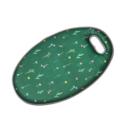 Briers Ultra Kneeler Garden Pad - Green Floral Bloom