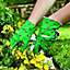 Briers Water Repellent Cotton Gardening Gloves - Medium Size 8 (2 Pairs)