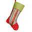 Bright Candy Stripes Xmas Tree Decoration Christmas Gift Bag Christmas Stocking