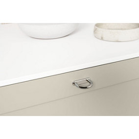 Bright Nickel Kitchen Cabinet Backplate Loop Knob Pull Bathroom Bedroom Door Drawer Wardrobe Cupboard