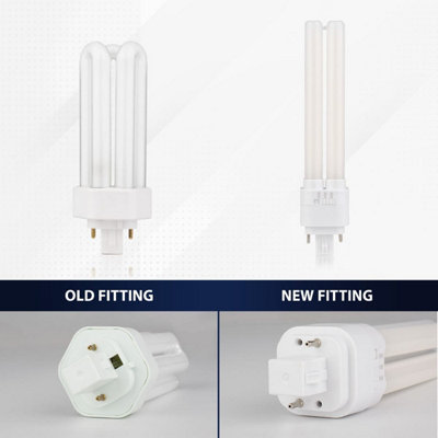 Bright Source 15w (26w)LED PL-T Mains Operated 2Pin Lamp GX24-d3 - 3CCT