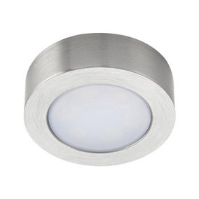 Bright Source 2.5w LED CCT Circular Satin Steel Cabinet Light