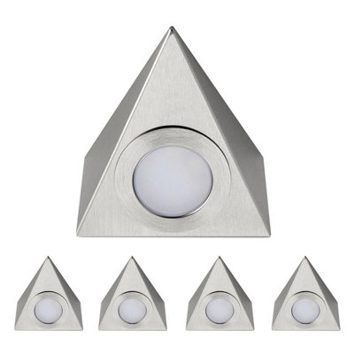 Bright Source 2.5w LED Triangular Under Cabinet Light 3CCT - Satin ...