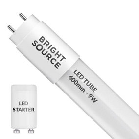 Bright Source 2ft 9w T8 LED Mains Operated Tube 3000k Warm White