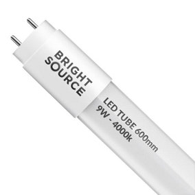 Bright Source 2ft 9w T8 LED Mains Operated Tube 4000k - Cool White