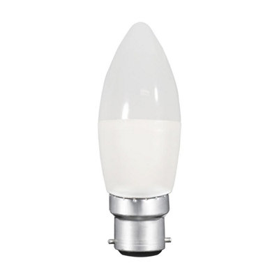 BRIGHT SOURCE 4.8W B22 4000K LED CANDLE BULB - COOL WHITE
