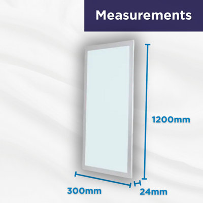 Bright Source 40w 6000k 1200x300 LED Panel (Driver Inc) - Daylight ...