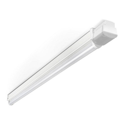 Bright Source 4ft 38w Twin LED Batten Fitting - CCT - Emergency & Microwave Sensor