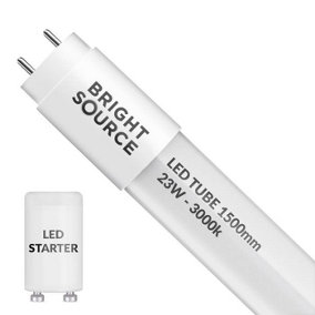 Bright Source 5ft 23w T8 LED Mains Operated Tube - 3000k Warm White