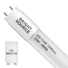 Bright Source 5ft 23w T8 LED Mains Operated Tube  - 4000k Cool White