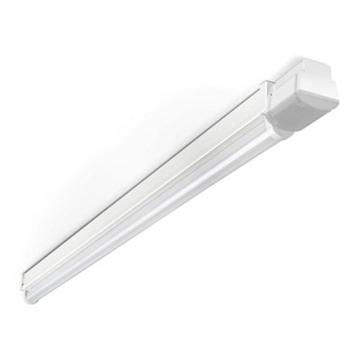 Bright Source 5ft 52w Twin LED Batten Fitting - CCT - Emergency & Microwave Sensor