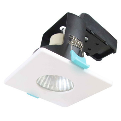 Bright Source Square IP65 GU10 Downlight - White