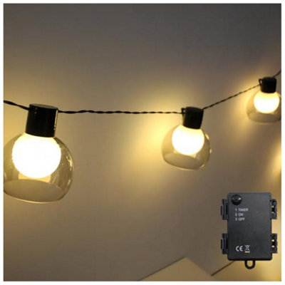 Bright Zeal Bright Timer String Lights with 10 Balls