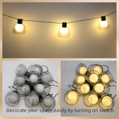Bright Zeal Bright Timer String Lights with 10 Balls