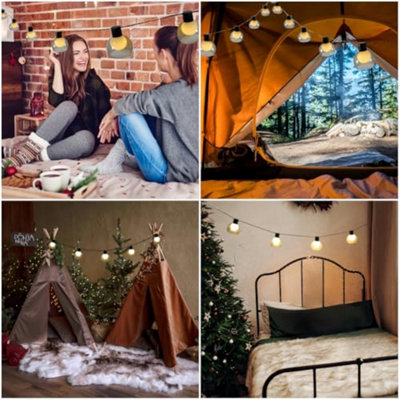 Bright Zeal Bright Timer String Lights with 10 Balls